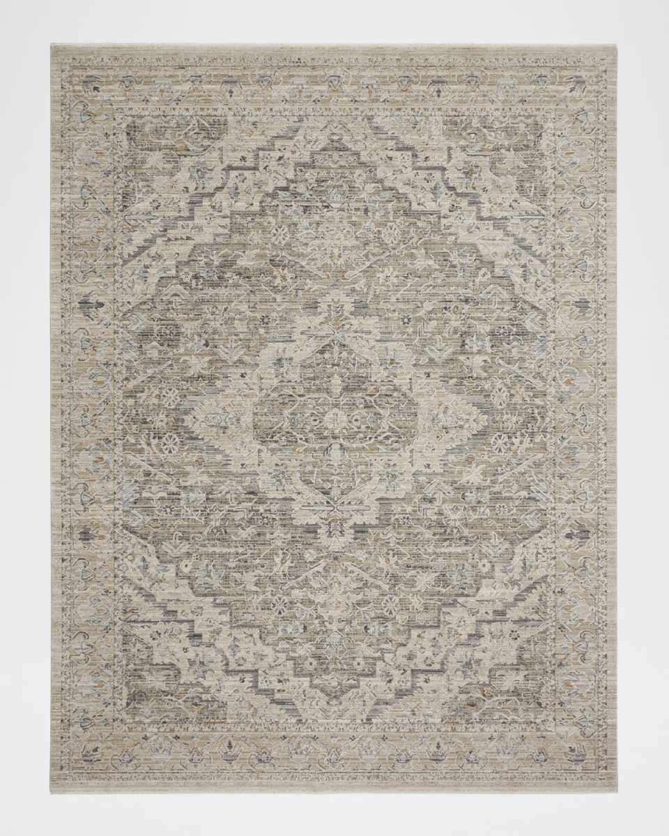 Lynx Ivory/Taupe Power-Loomed Rug, 12' x 15'
